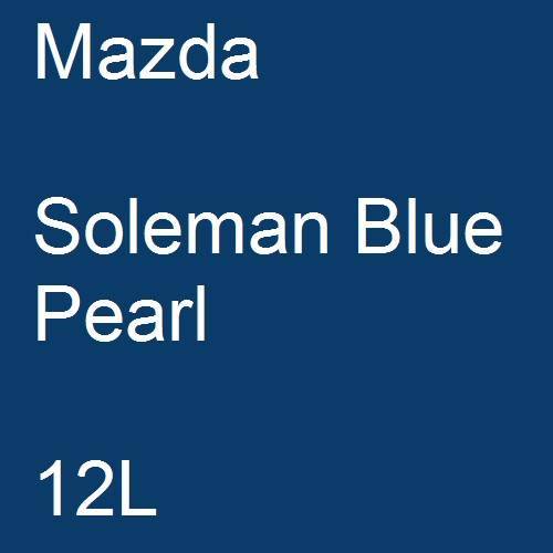 Mazda, Soleman Blue Pearl, 12L.